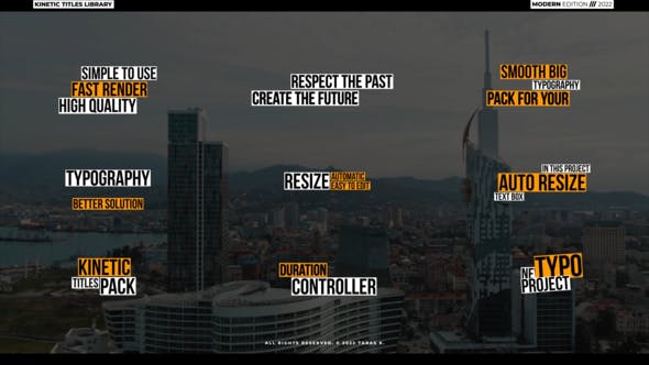 Kinetic Titles | DR - 39819669 Videohive Download