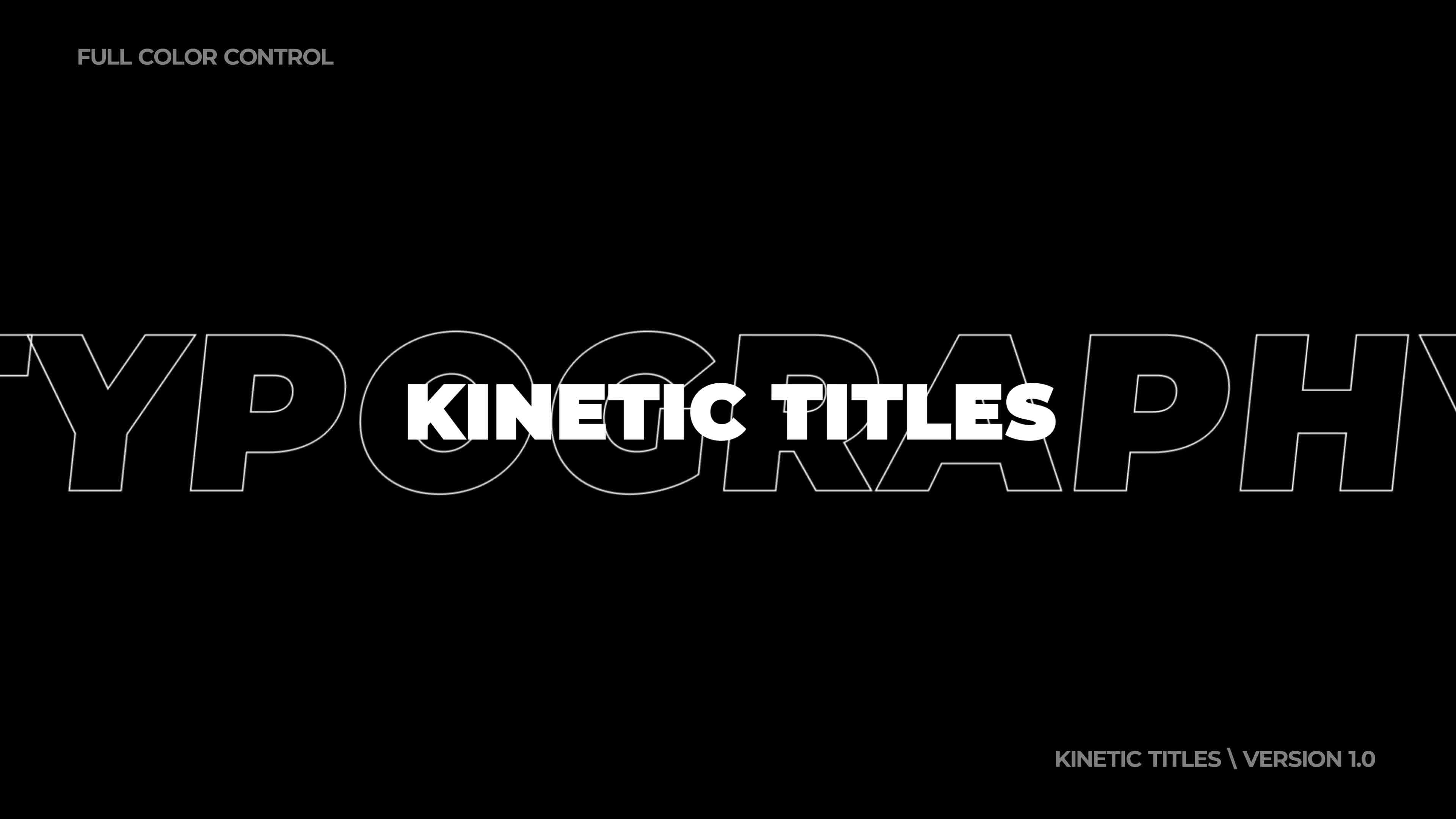 Kinetic Titles | FCPX Videohive 45191021 Apple Motion Image 11
