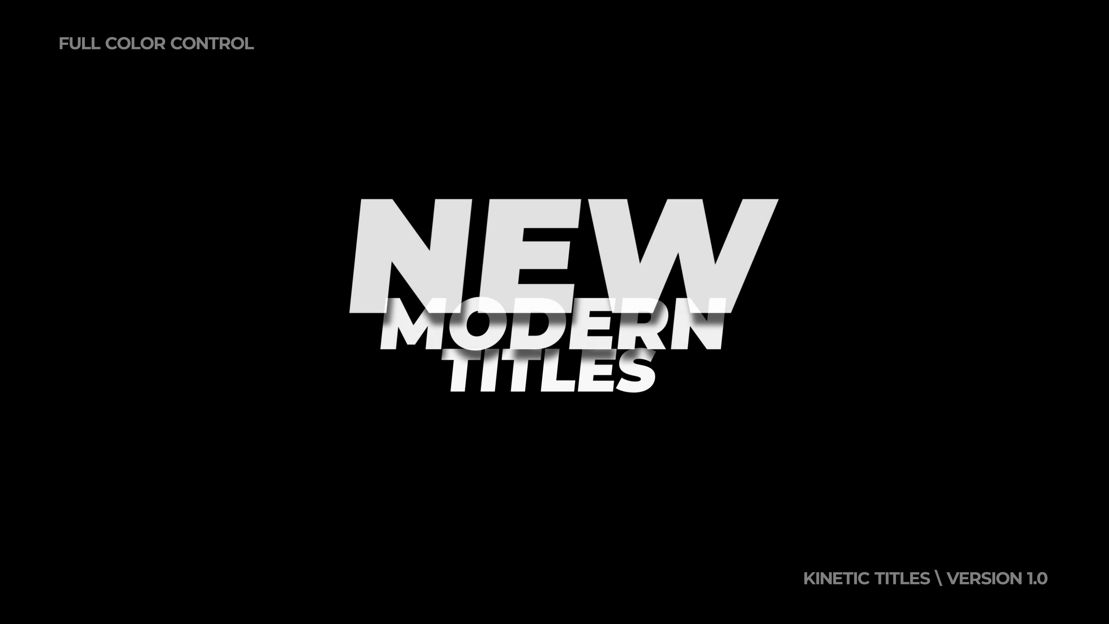 Kinetic Titles | FCPX Videohive 45191021 Apple Motion Image 5
