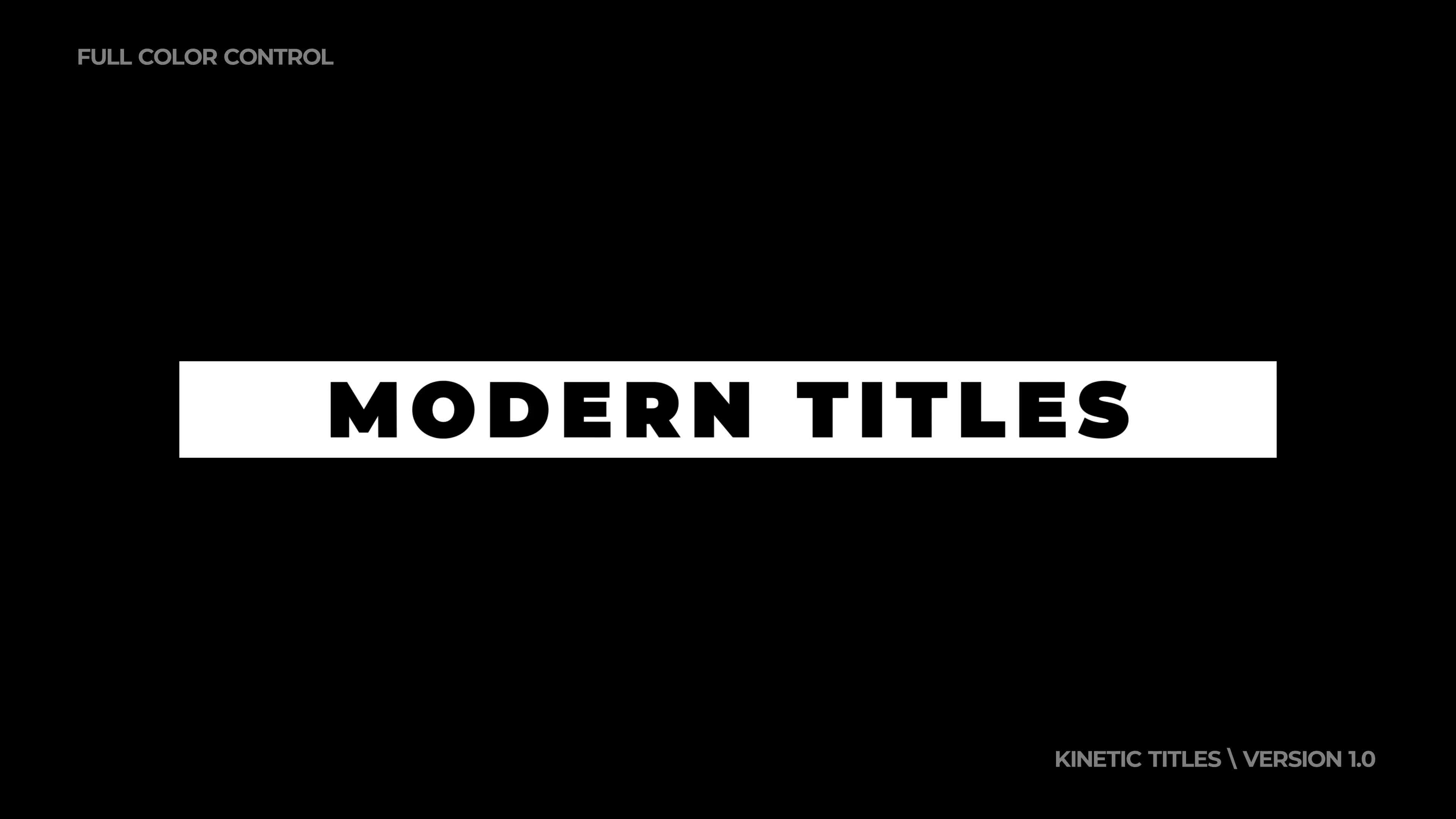 Kinetic Titles | FCPX Videohive 45191021 Apple Motion Image 9