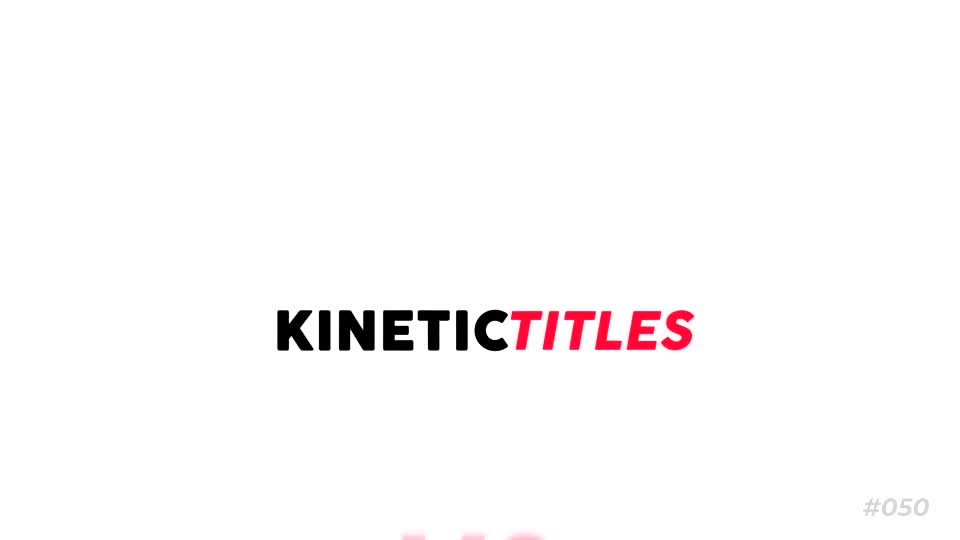 Kinetic Titles Pack Videohive 23838296 Premiere Pro Image 1