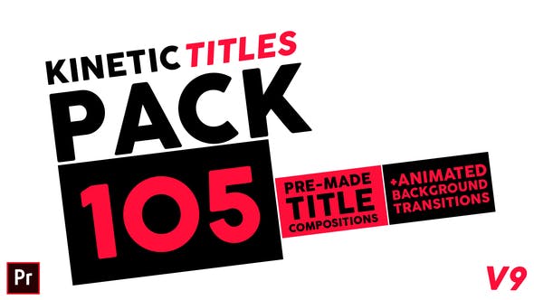 Kinetic Titles Pack - Download 23838296 Videohive