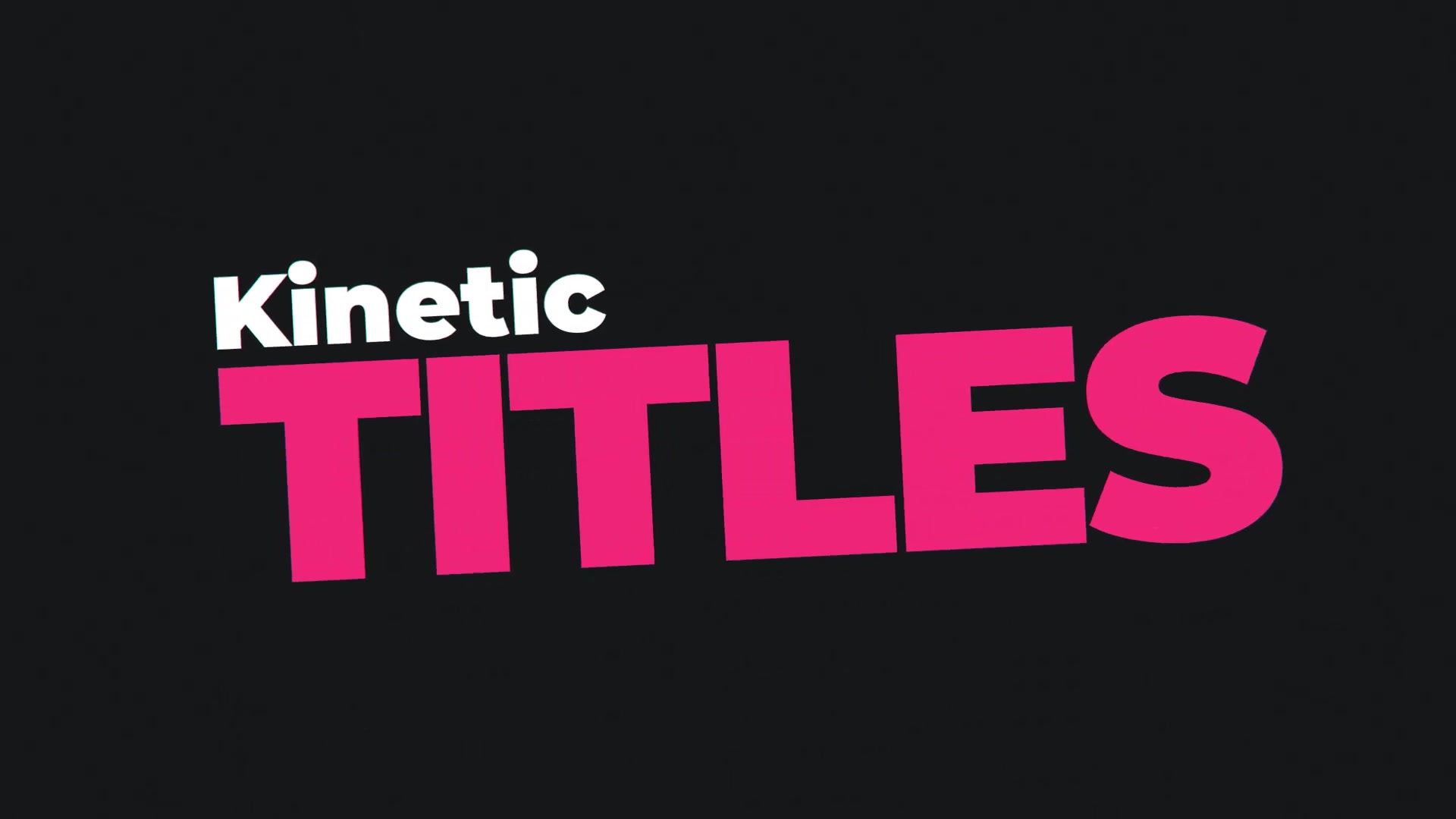 Kinetic Titles Videohive 36360088 After Effects Image 9