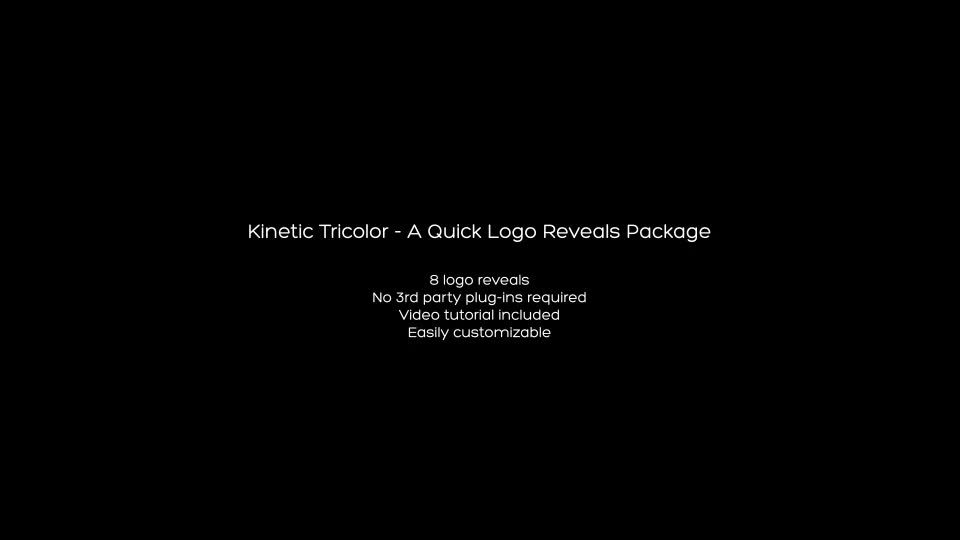 Kinetic Tricolor A Quick Logo Reveals Package - Download Videohive 7227681