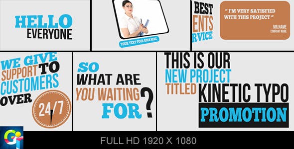 Kinetic Typo Promotion - Download 4699536 Videohive