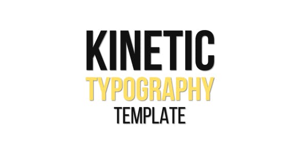 Kinetic Typography - 17388750 Videohive Download