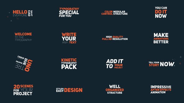 Kinetic Typography - 22327256 Download Videohive