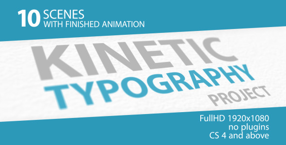Kinetic Typography 3D - Download Videohive 7371987