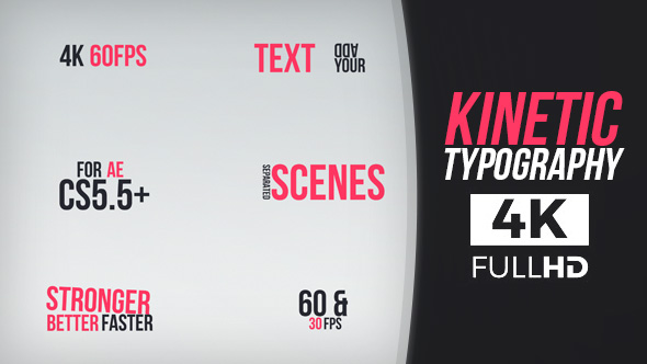 Kinetic Typography 4K - Download Videohive 20792219