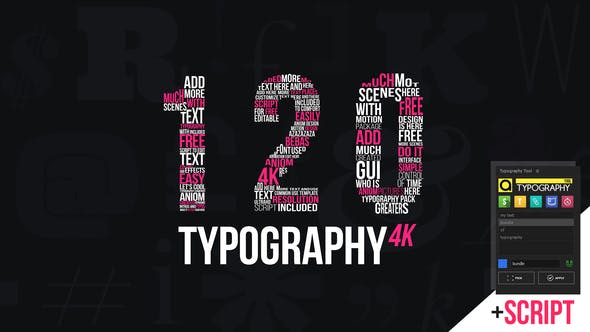 Kinetic Typography 4K Package | Typography Tool - Download 22463552 Videohive