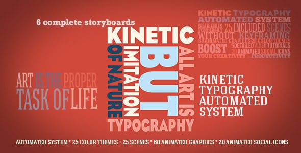 Kinetic Typography Automated System - Videohive Download 7221686