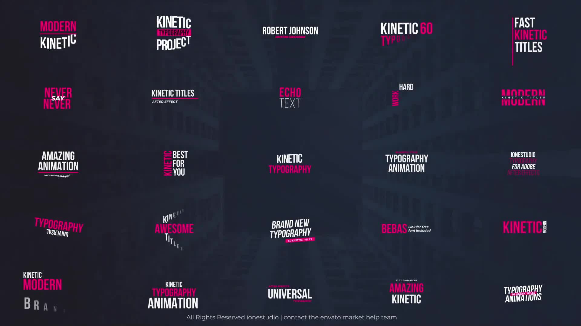 Kinetic Typography Videohive 30634528 After Effects Image 1