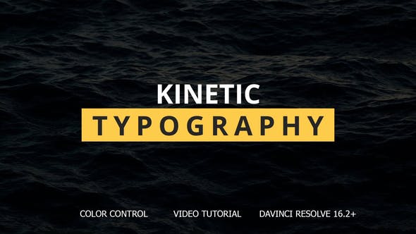 Kinetic Typography for DaVinci Resolve - 34769844 Download Videohive