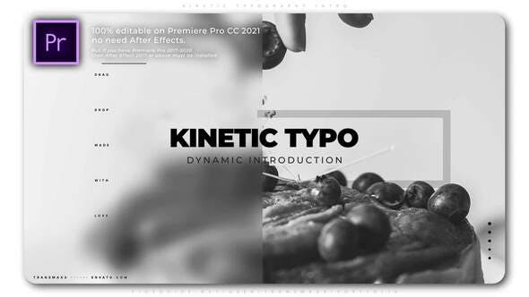 Kinetic Typography Intro - 34617713 Videohive Download