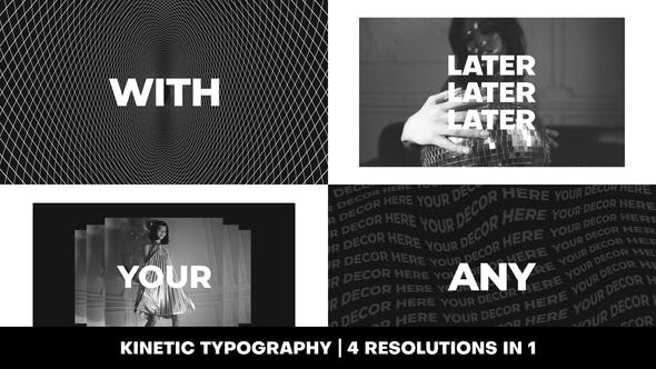 Kinetic Typography Intro - Videohive Download 33450883