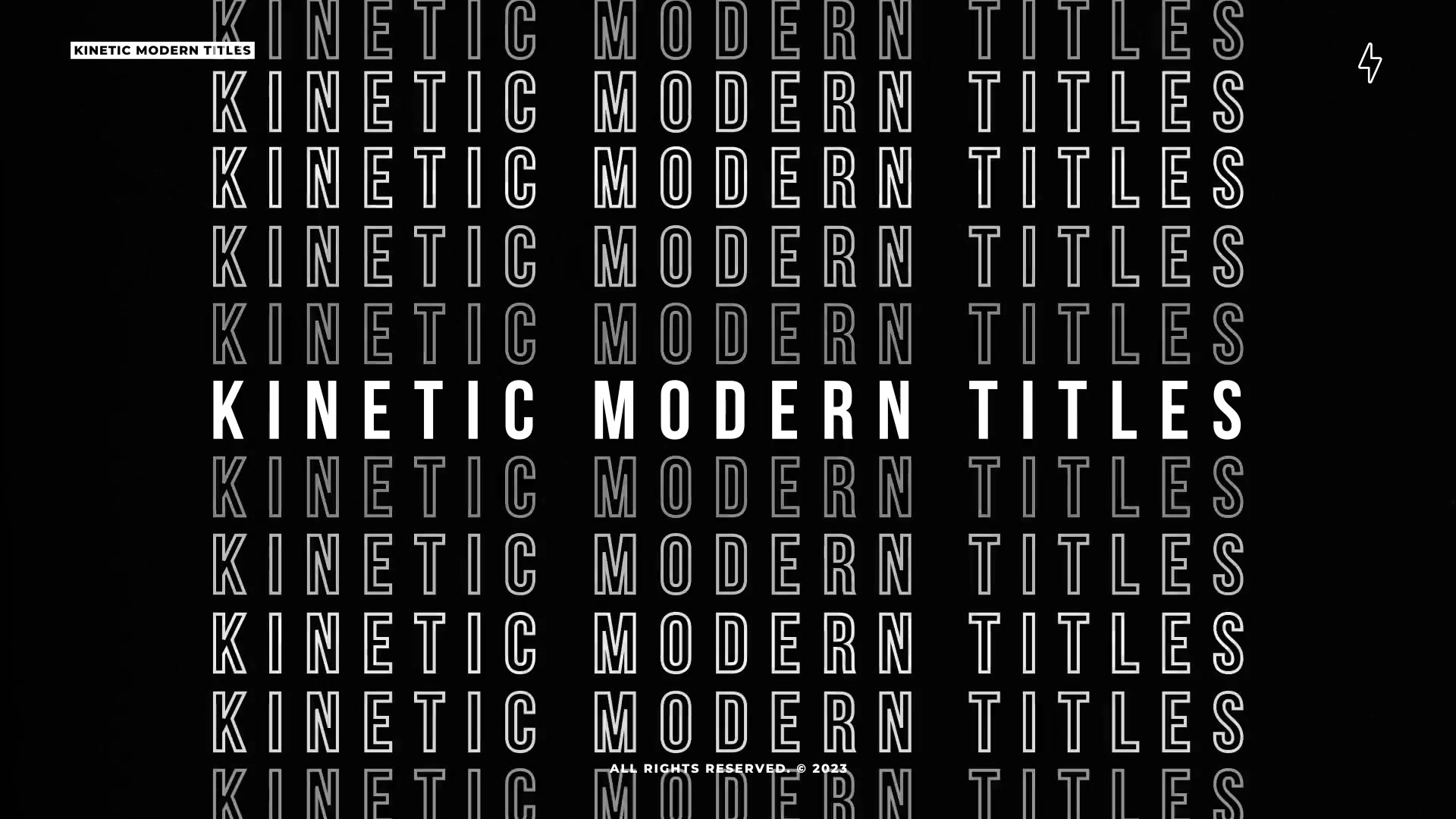 Kinetic Typography Titles \ AE Videohive 43811794 After Effects Image 11