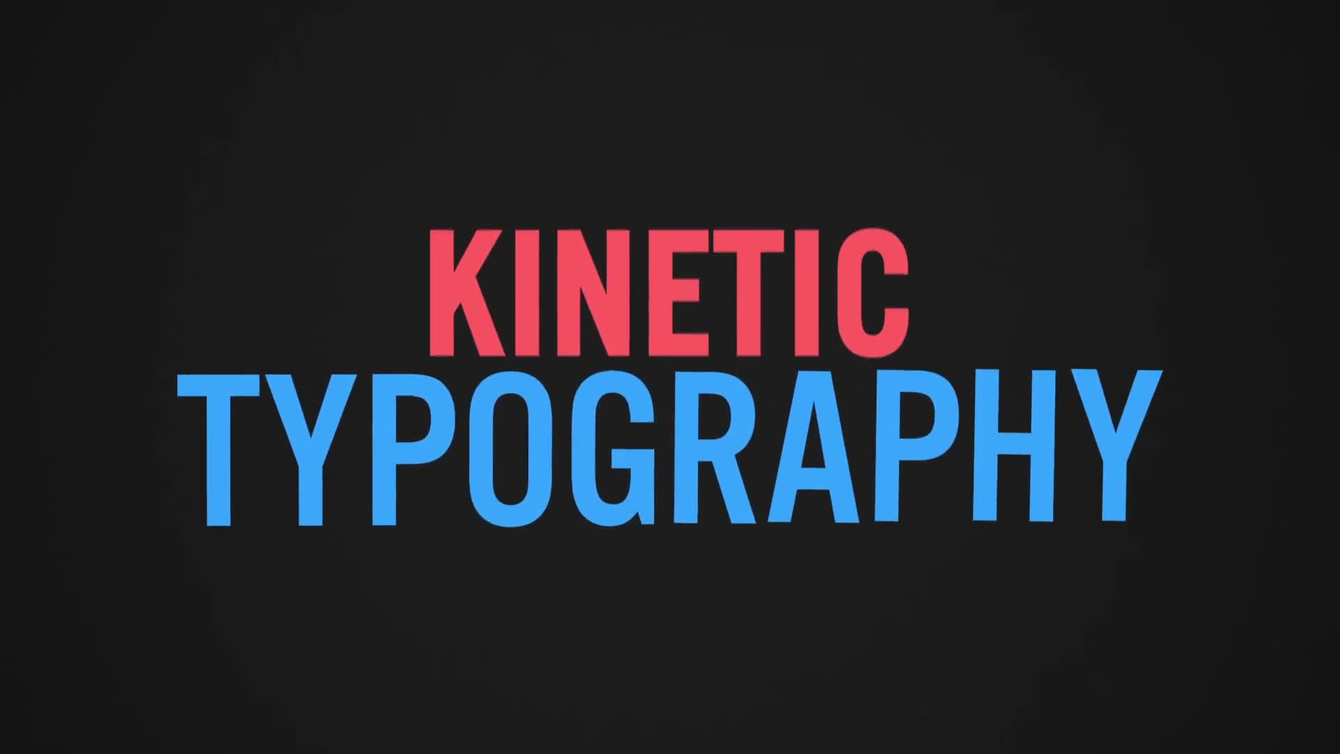 Kinetic Typography V1 Videohive 40750888 After Effects Image 1
