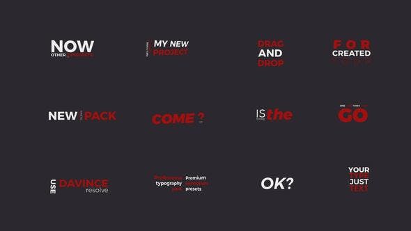 Kinetic Typography V.2 - 37140500 Videohive Download