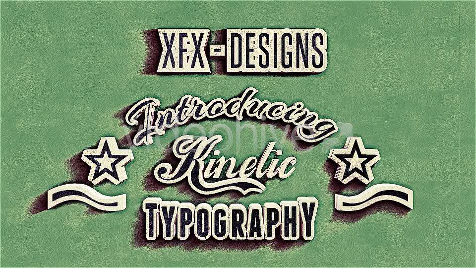 Kinetic Typography, Vintage Retro Style - Download Videohive 4799271