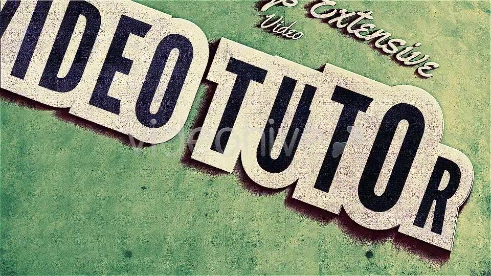 Kinetic Typography, Vintage Retro Style - Download Videohive 4799271