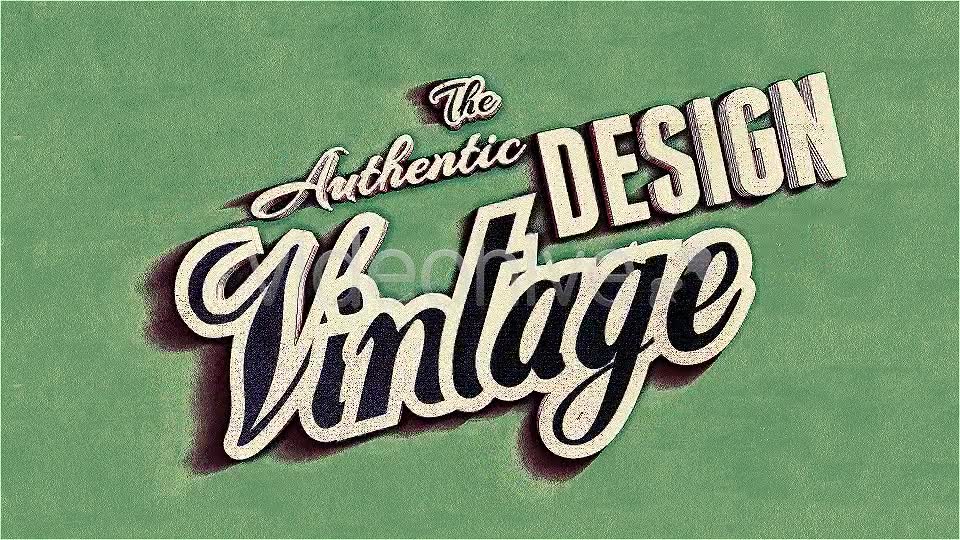 Kinetic Typography, Vintage Retro Style - Download Videohive 4799271