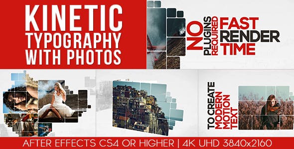 Kinetic Typography With Photos - Videohive 14100867 Download