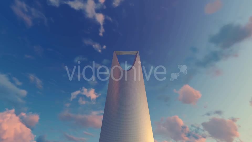 Kingdom Centre Riyadh, Saudi Arabia Sunset - Download Videohive 19544400