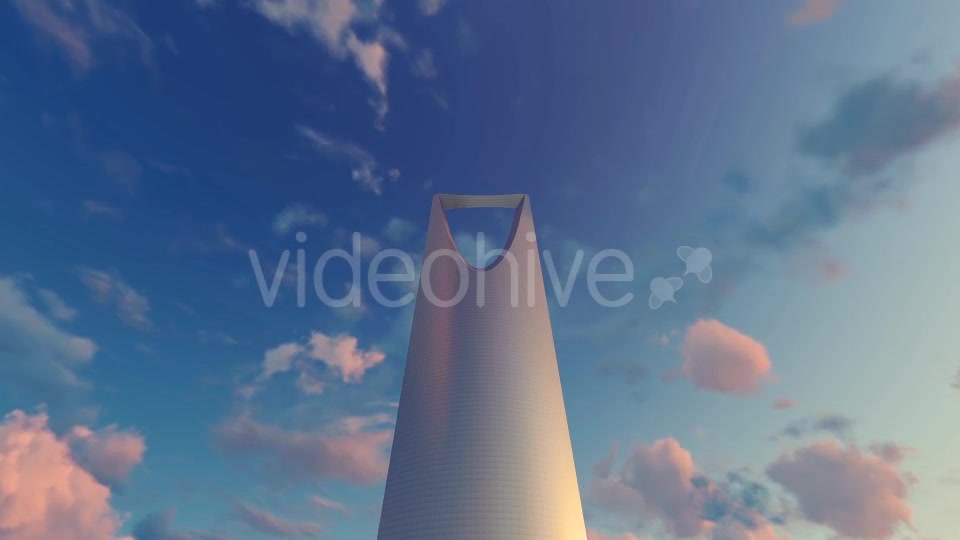 Kingdom Centre Riyadh, Saudi Arabia Sunset - Download Videohive 19544400