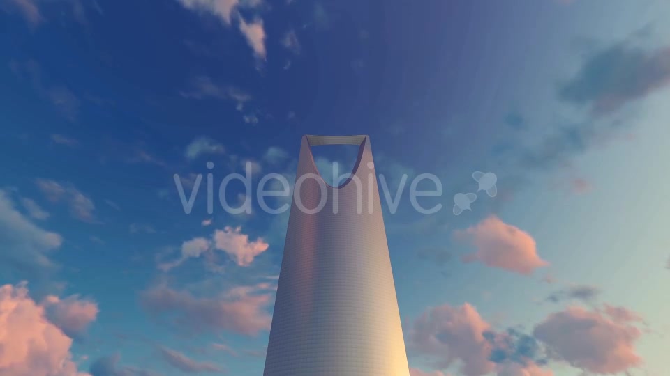 Kingdom Centre Riyadh, Saudi Arabia Sunset - Download Videohive 19544400