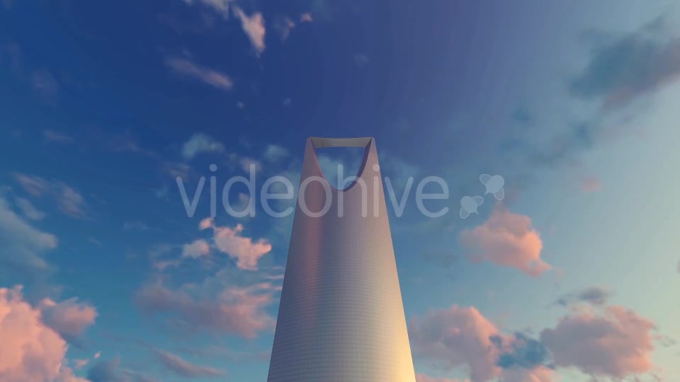 Kingdom Centre Riyadh, Saudi Arabia Sunset - Download Videohive 19544400