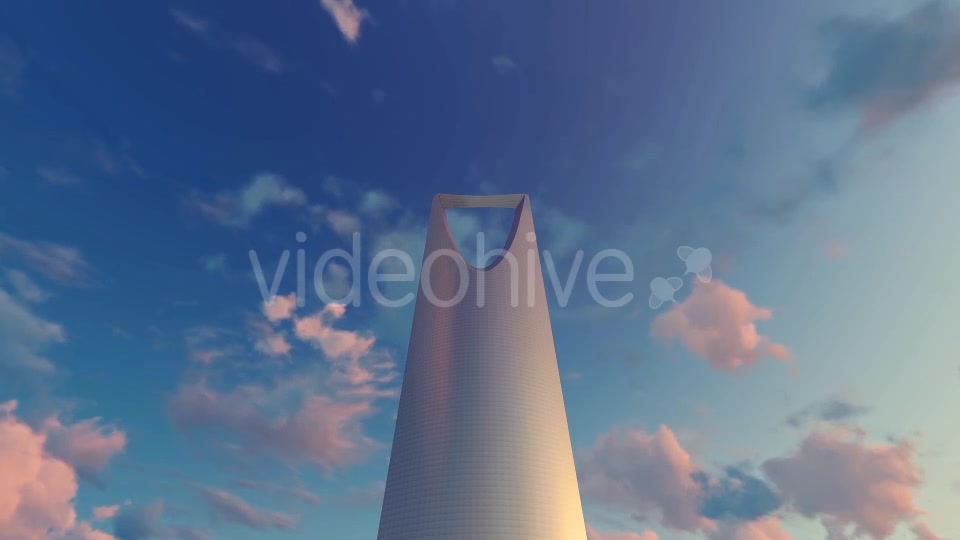 Kingdom Centre Riyadh, Saudi Arabia Sunset - Download Videohive 19544400