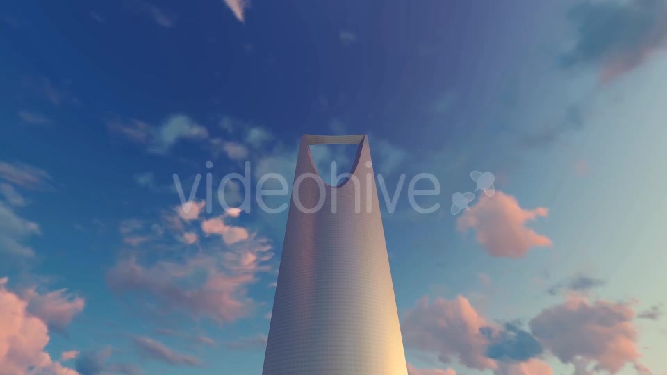 Kingdom Centre Riyadh, Saudi Arabia Sunset - Download Videohive 19544400