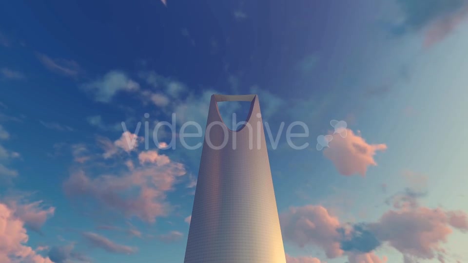 Kingdom Centre Riyadh, Saudi Arabia Sunset - Download Videohive 19544400