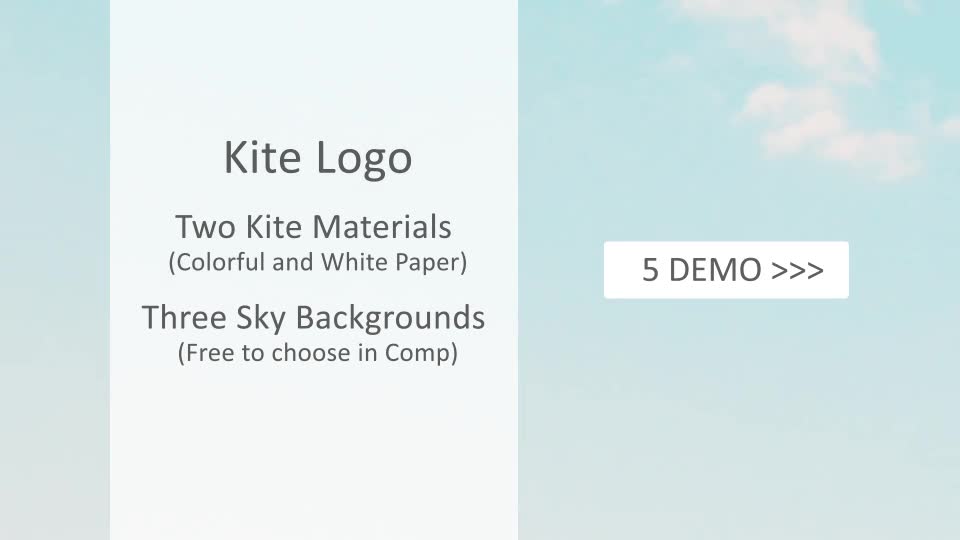 Kite Logo Videohive 19571435 After Effects Image 1