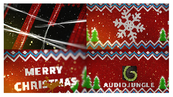 Knitted Christmas Sweater Logo Reveal - Download Videohive 19078304