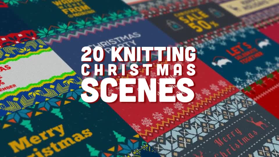 Knitting Christmas Scenes Videohive 25115750 After Effects Image 1