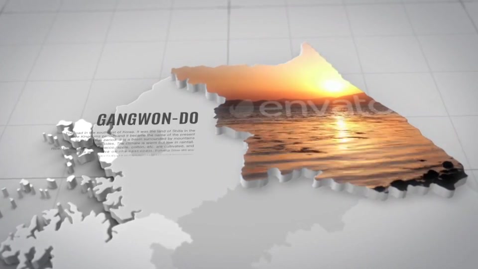 Korea Map Videohive 22777962 After Effects Image 3