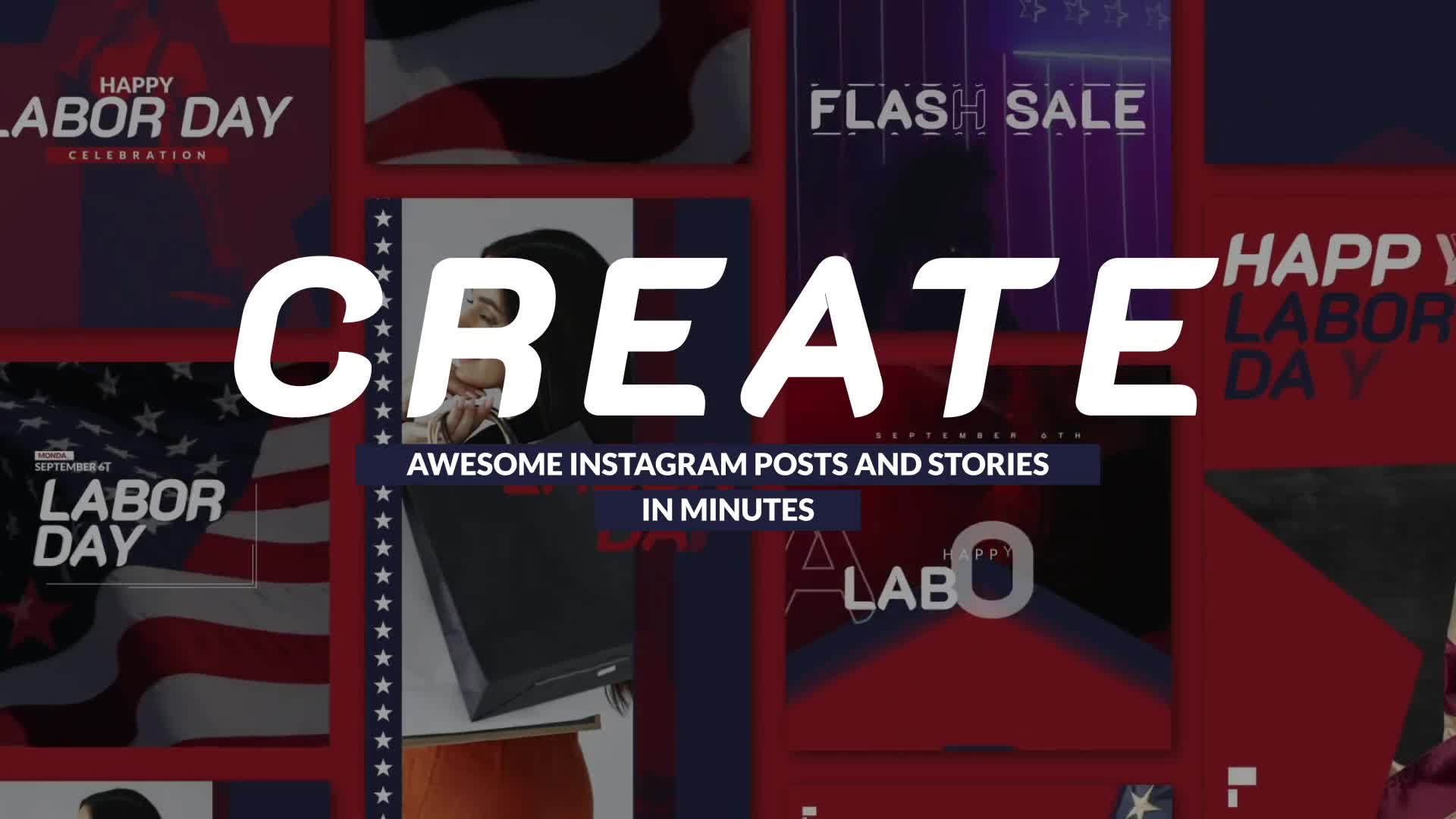 Labor Day Instagram Posts & Stories B103 Videohive 33307706 After Effects Image 1