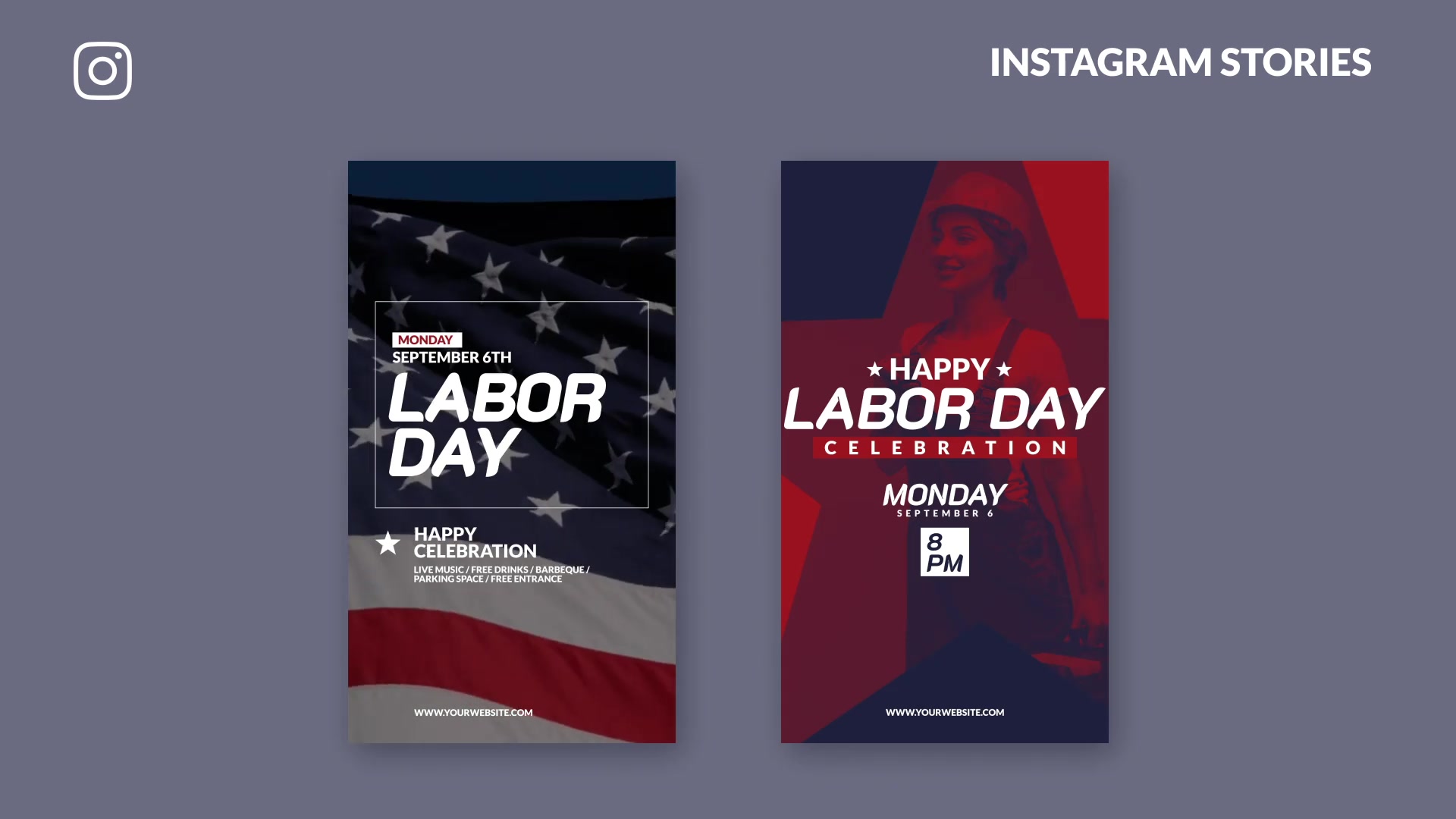 Labor Day Instagram Posts & Stories B103 Videohive 33307706 After Effects Image 10