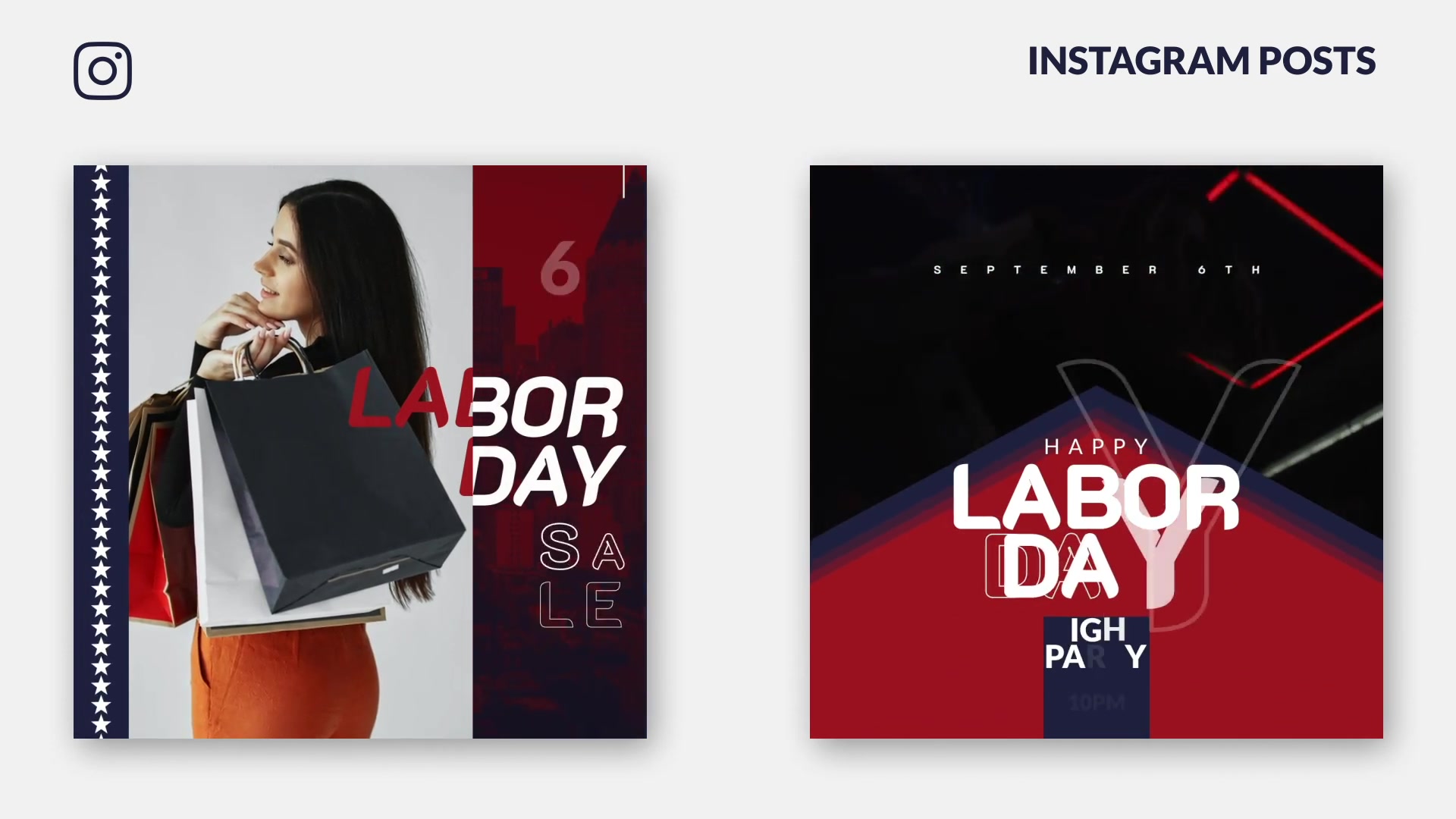 Labor Day Instagram Posts & Stories B103 Videohive 33307706 After Effects Image 6