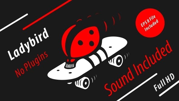 Ladybird Cartoon Intro - Videohive Download 11643846