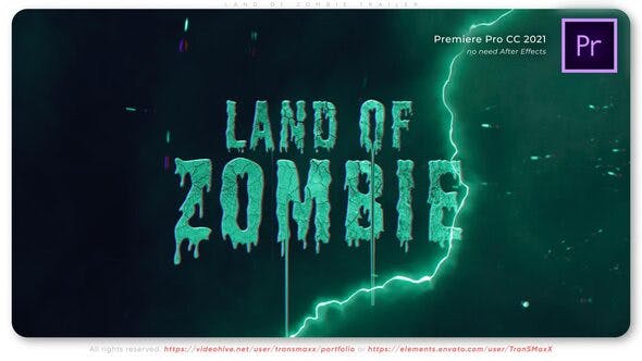 Land of Zombie Trailer - Videohive Download 40244947
