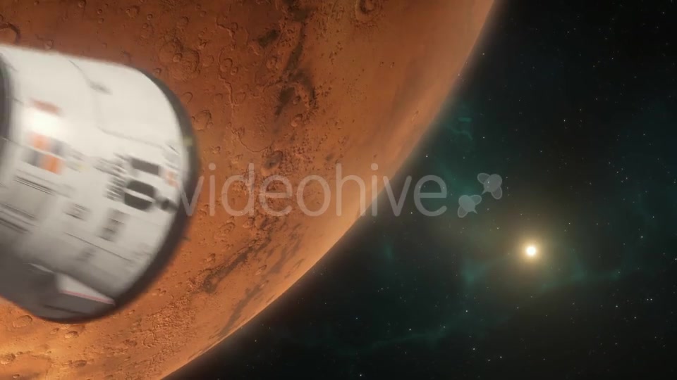 Lander Approaching Mars - Download Videohive 16354671