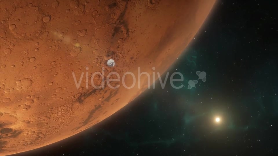 Lander Approaching Mars - Download Videohive 16354671