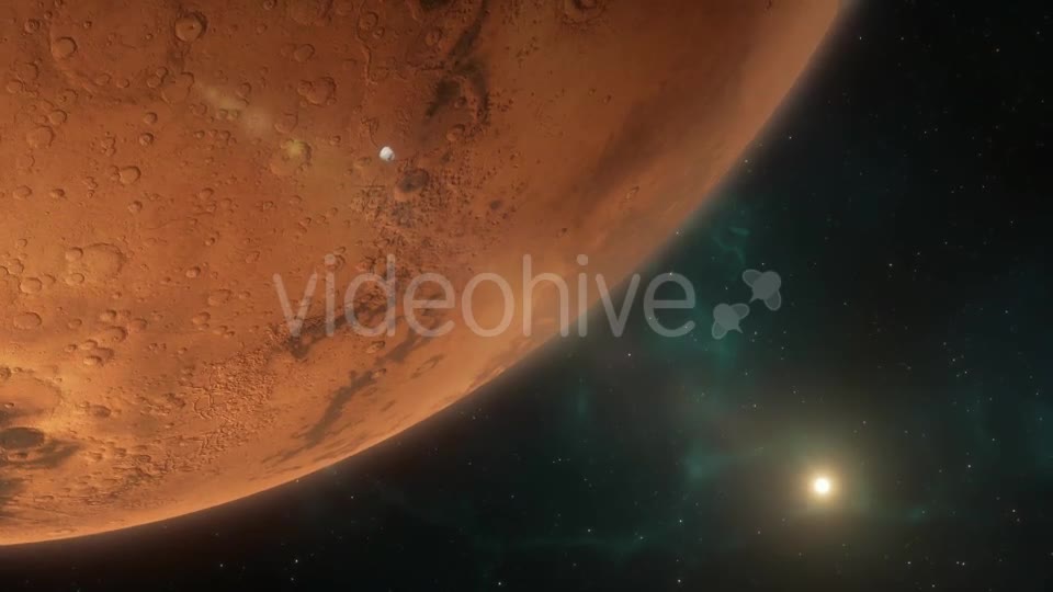 Lander Approaching Mars - Download Videohive 16354671