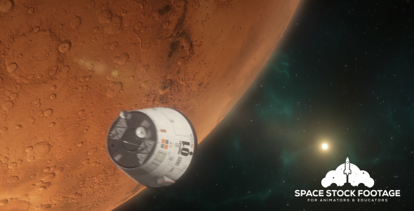 Lander Approaching Mars - Download Videohive 16354671