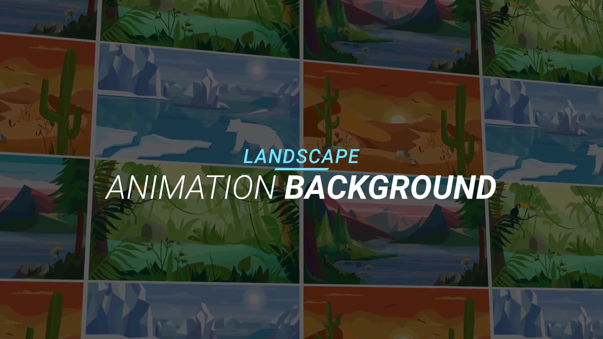 Landscape Animation background Videohive 34221971 After Effects Image 1