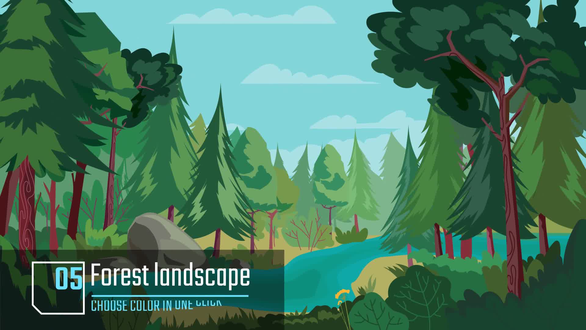 Landscape Animation background Videohive 34221971 After Effects Image 9