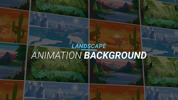 Landscape Animation background - 34221971 Videohive Download