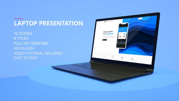Laptop Presentation - 23151845 Videohive Download